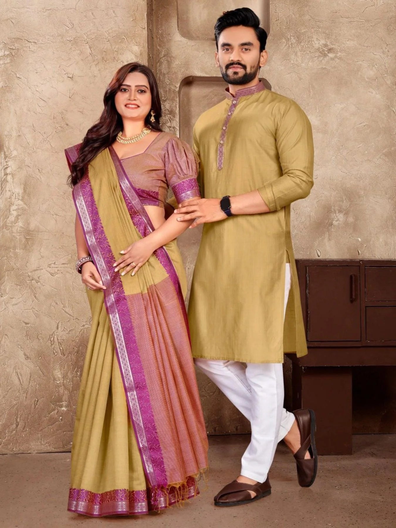 Special Occasion Linen Silk Couple Combo Collection