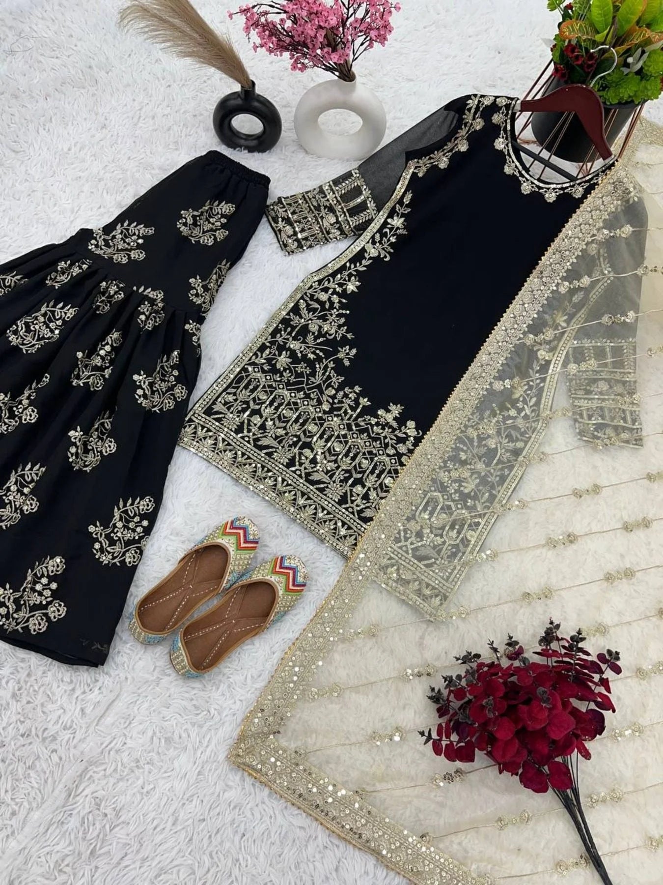Presenting New Designer Party Wear Look Sharara set
