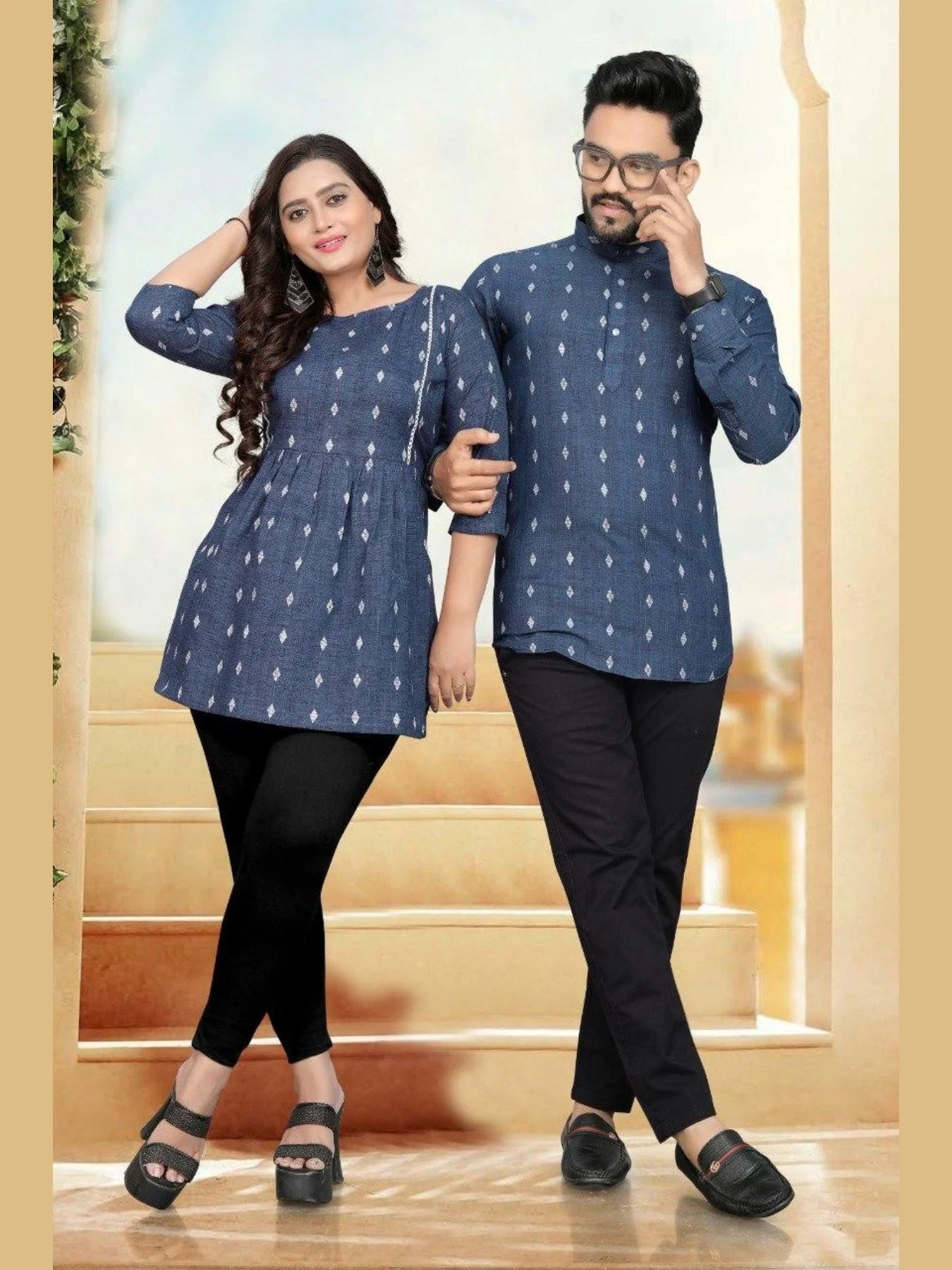 Presenting for festivals and special occasions linen cotton Couple collection