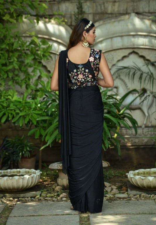 Premium Malai Pure Lycra Saree
