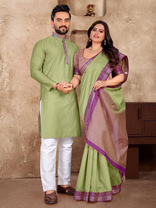 Special Occasion Linen Silk Couple Combo Collection