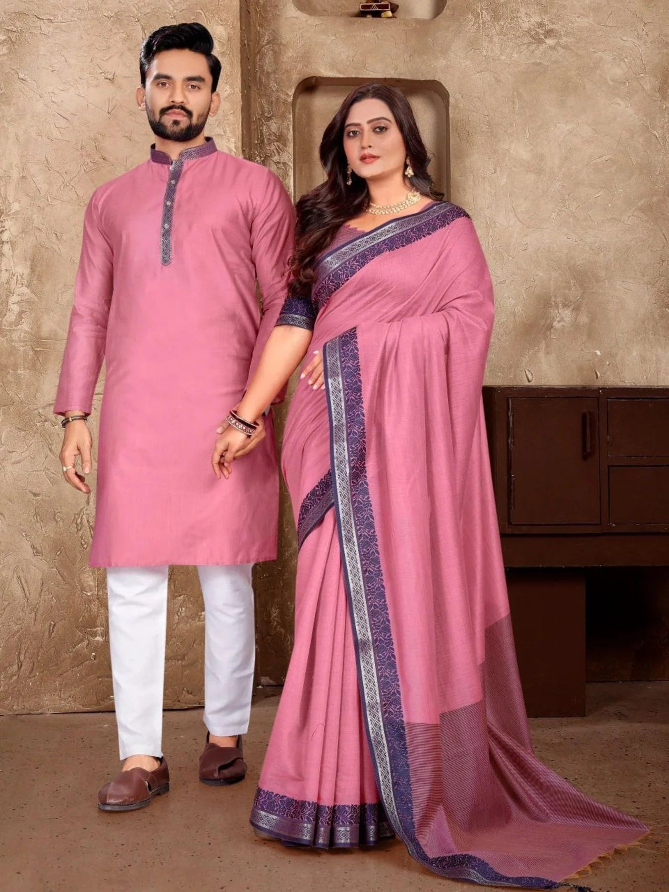 Special Occasion Linen Silk Couple Combo Collection