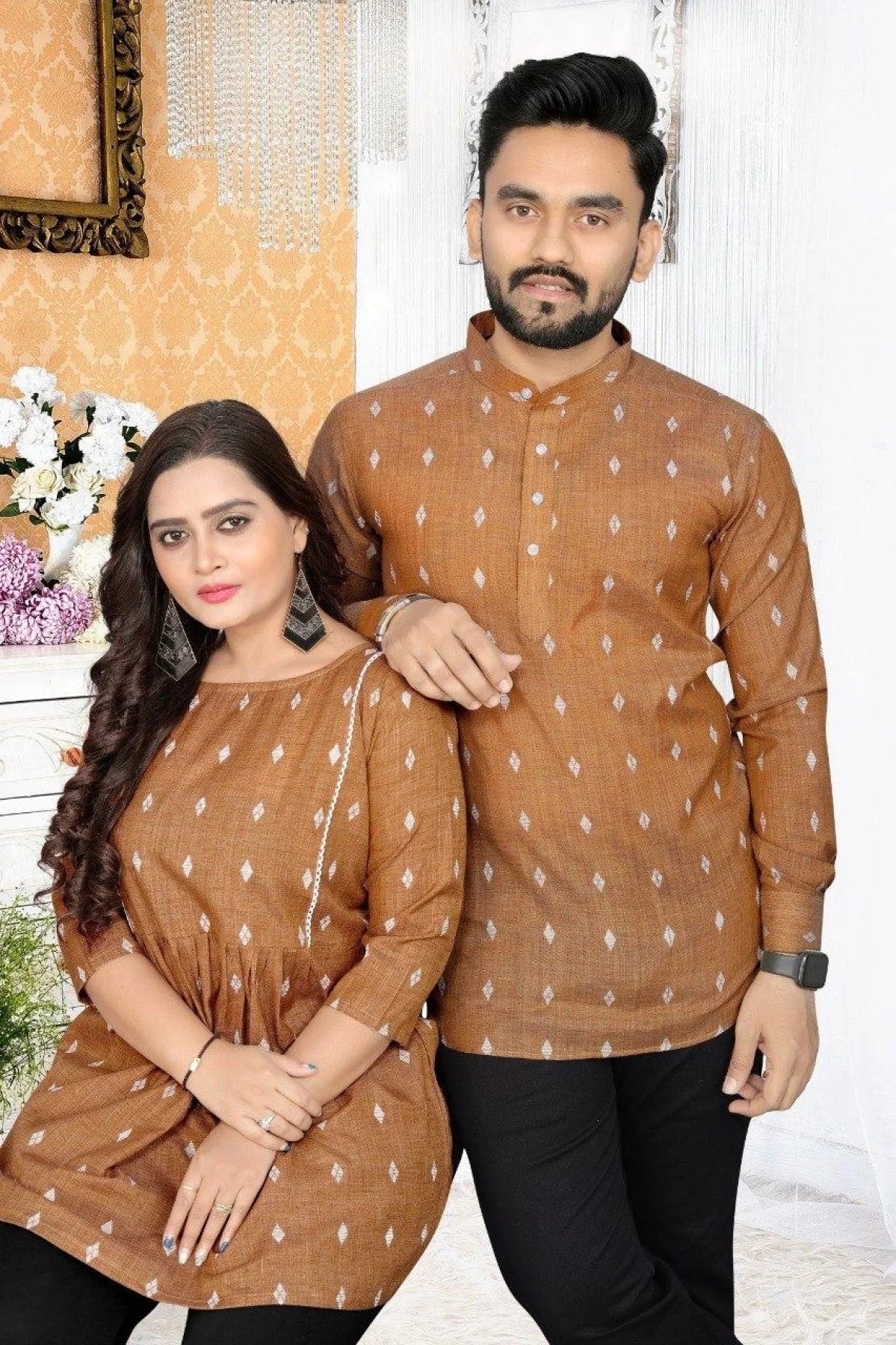 Presenting for festivals and special occasions linen cotton Couple collection