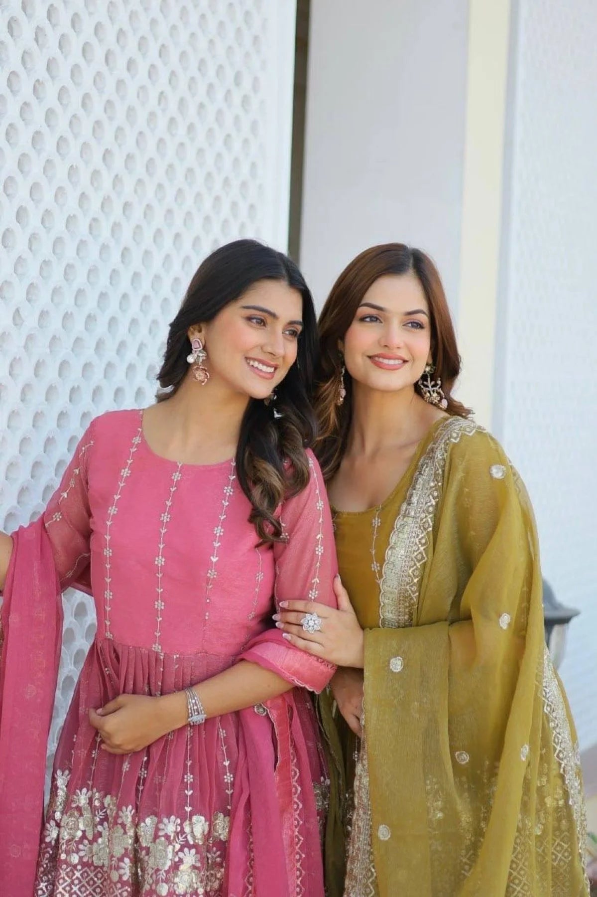 Premium Pure Shimmer Fabric Top Sharara Suit with Dupatta At Wholesale Price
