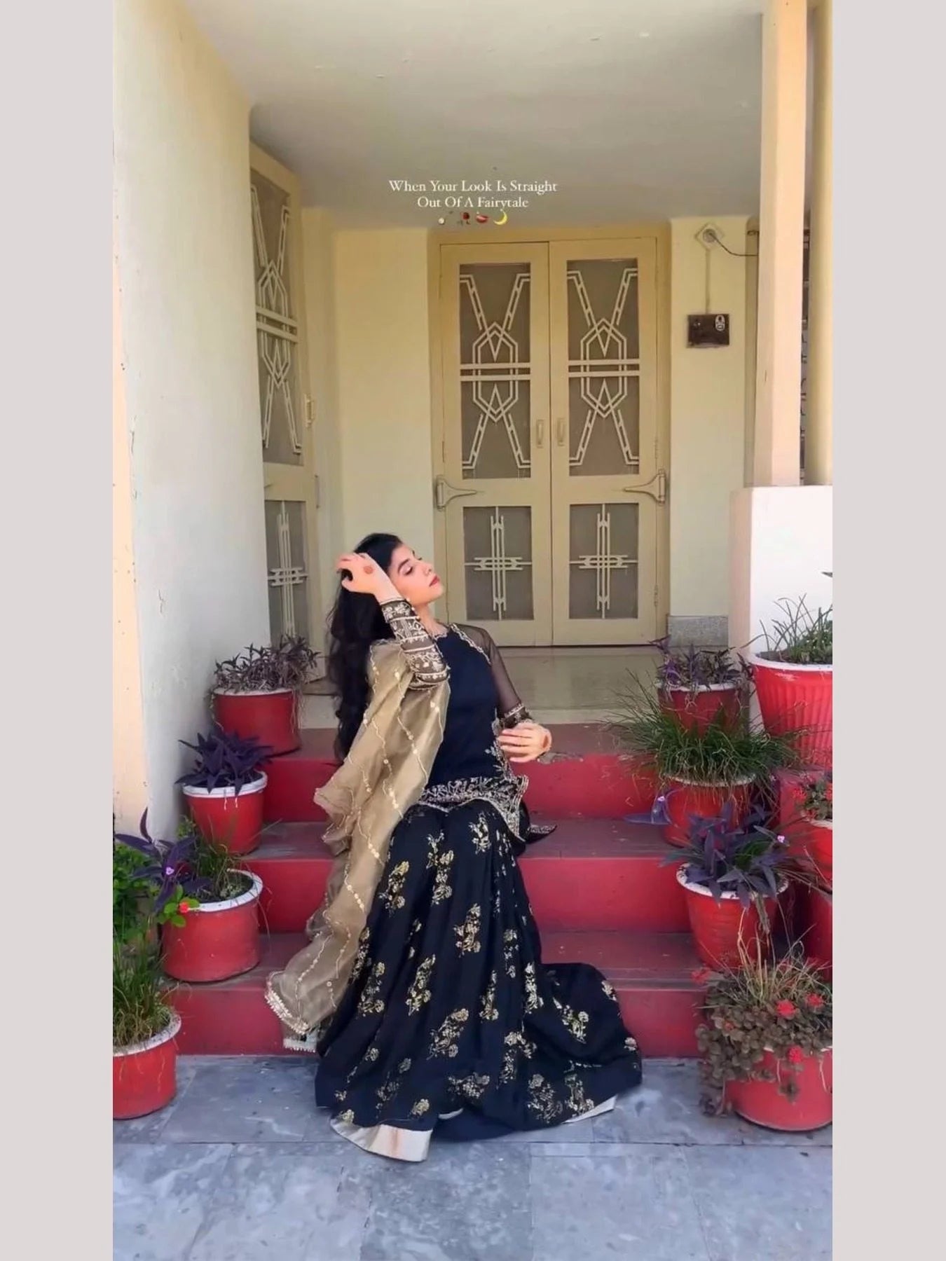 Presenting New Designer Party Wear Look Sharara set