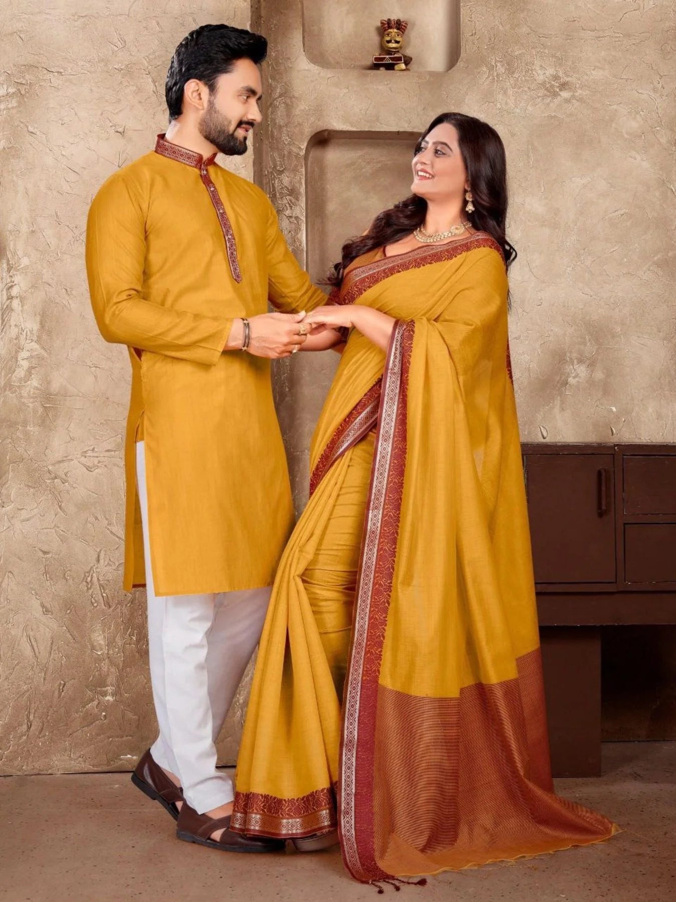 Special Occasion Linen Silk Couple Combo Collection