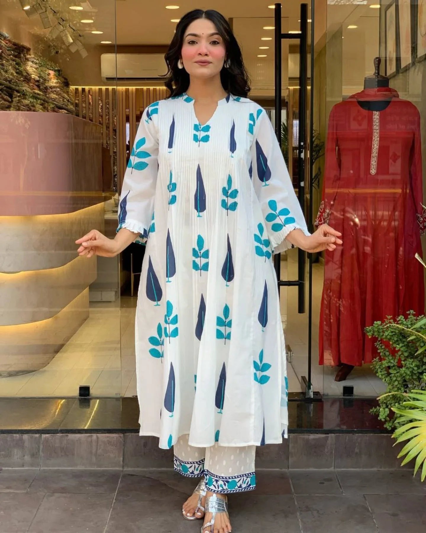 Premium Mul Cotton Kurta Set with Lining Pockets Everyday Ethnic Fashion for Girls Women Ready to Wear Collection Best Price