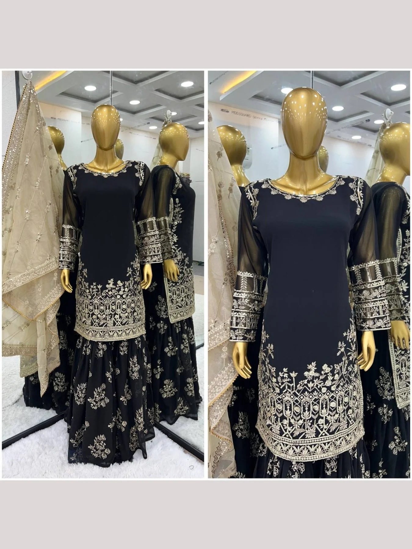 Presenting New Designer Party Wear Look Sharara set