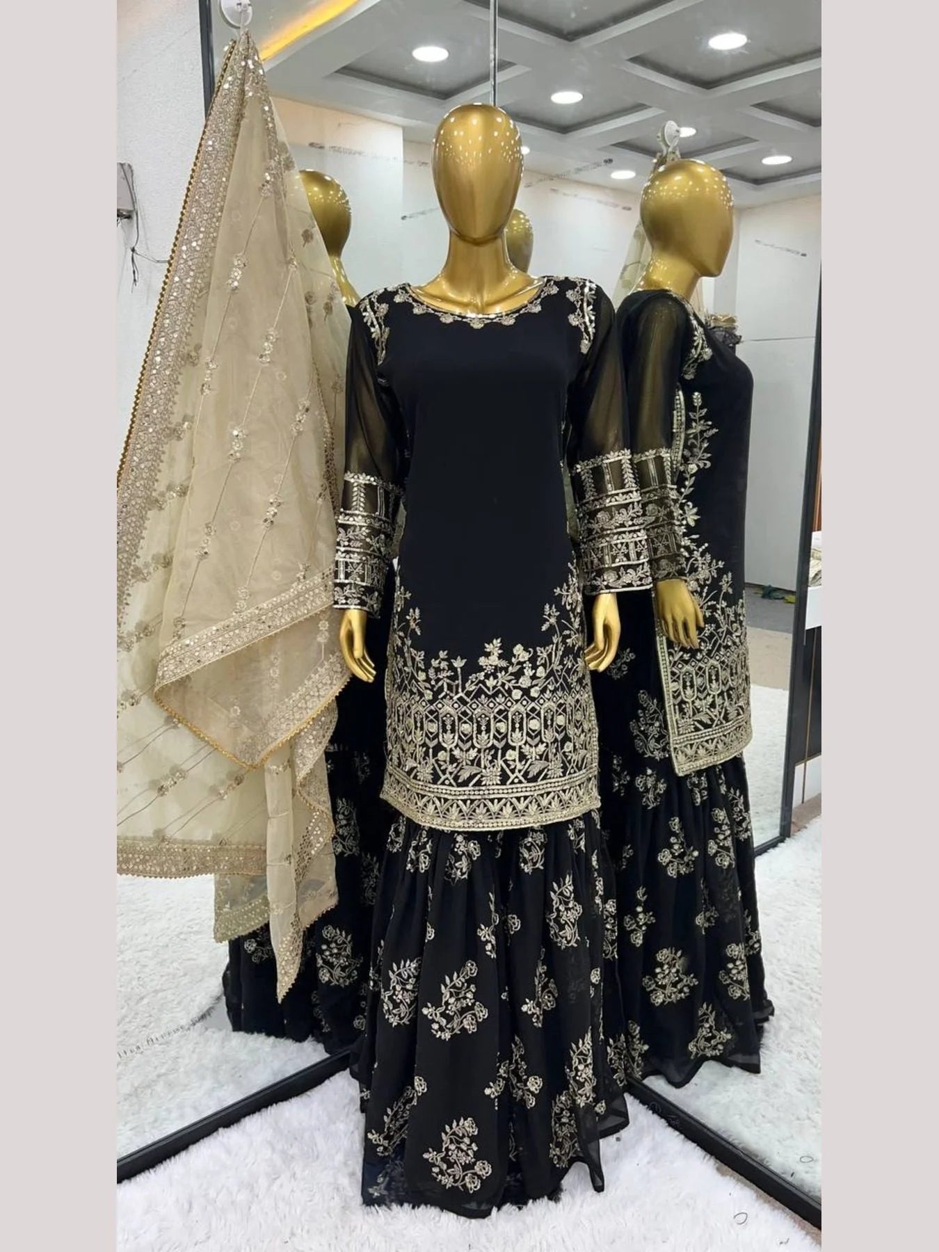 Presenting New Designer Party Wear Look Sharara set