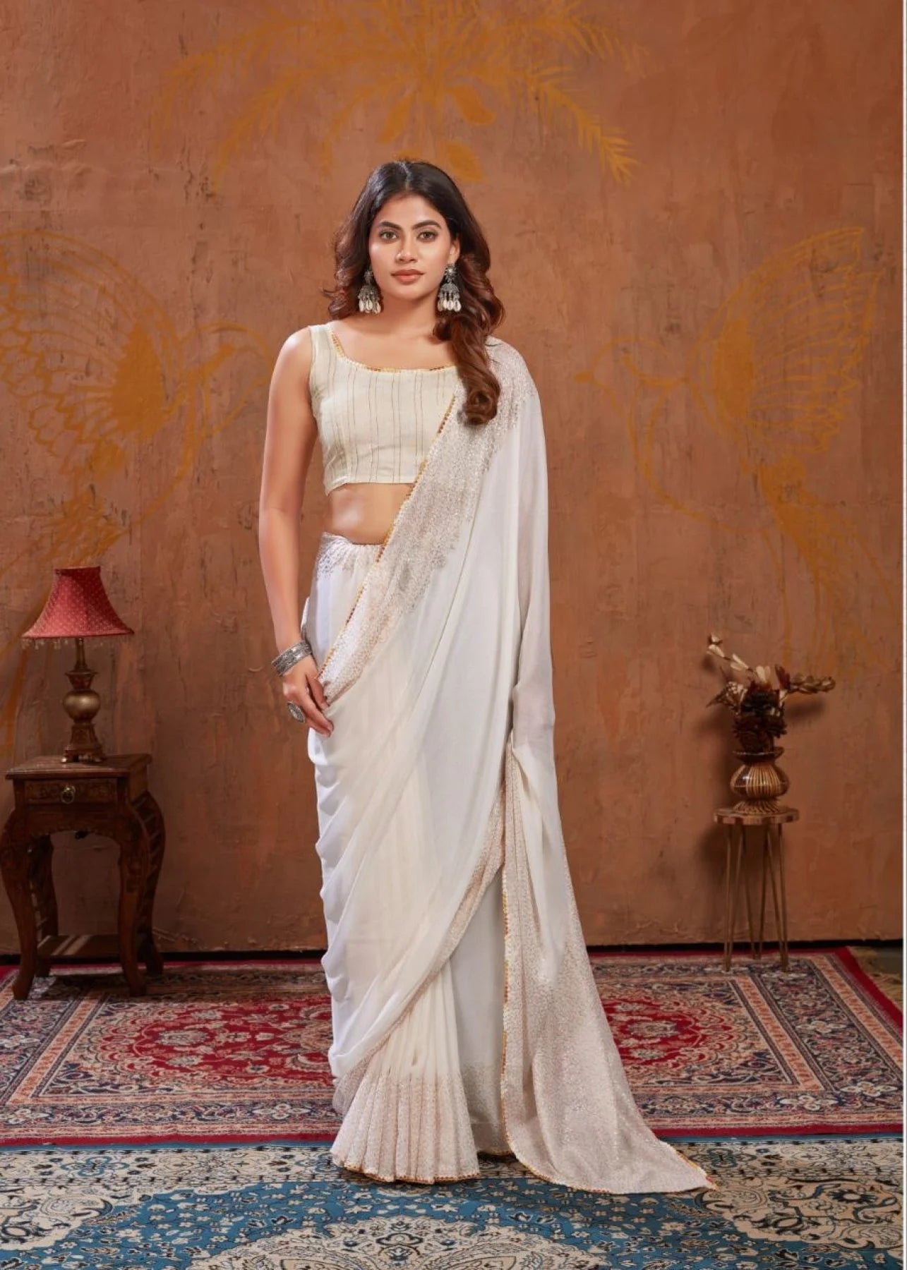 Triva Catalog – Exclusive Moss Stich Foil Set with Cutwork Border