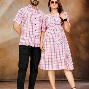 Couple Combo: Matching Shirt & Tunic Set for Celebration