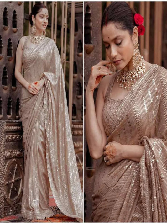 LAUNCHING SUPERHIT BOLLYWOOD SEQUINS SAREE