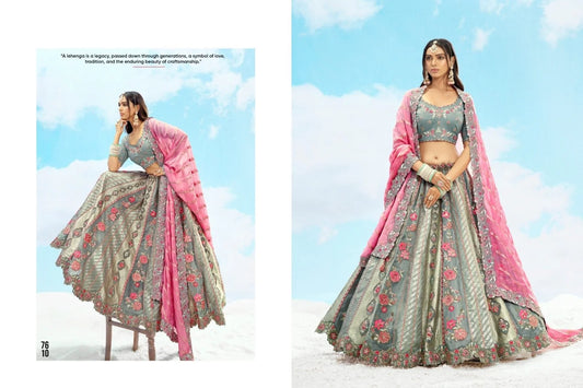 Elegant Fancy Silk with Cut Work Border Lehenga Choli Set For Festive Wear 2025 Collection from Manufacturer