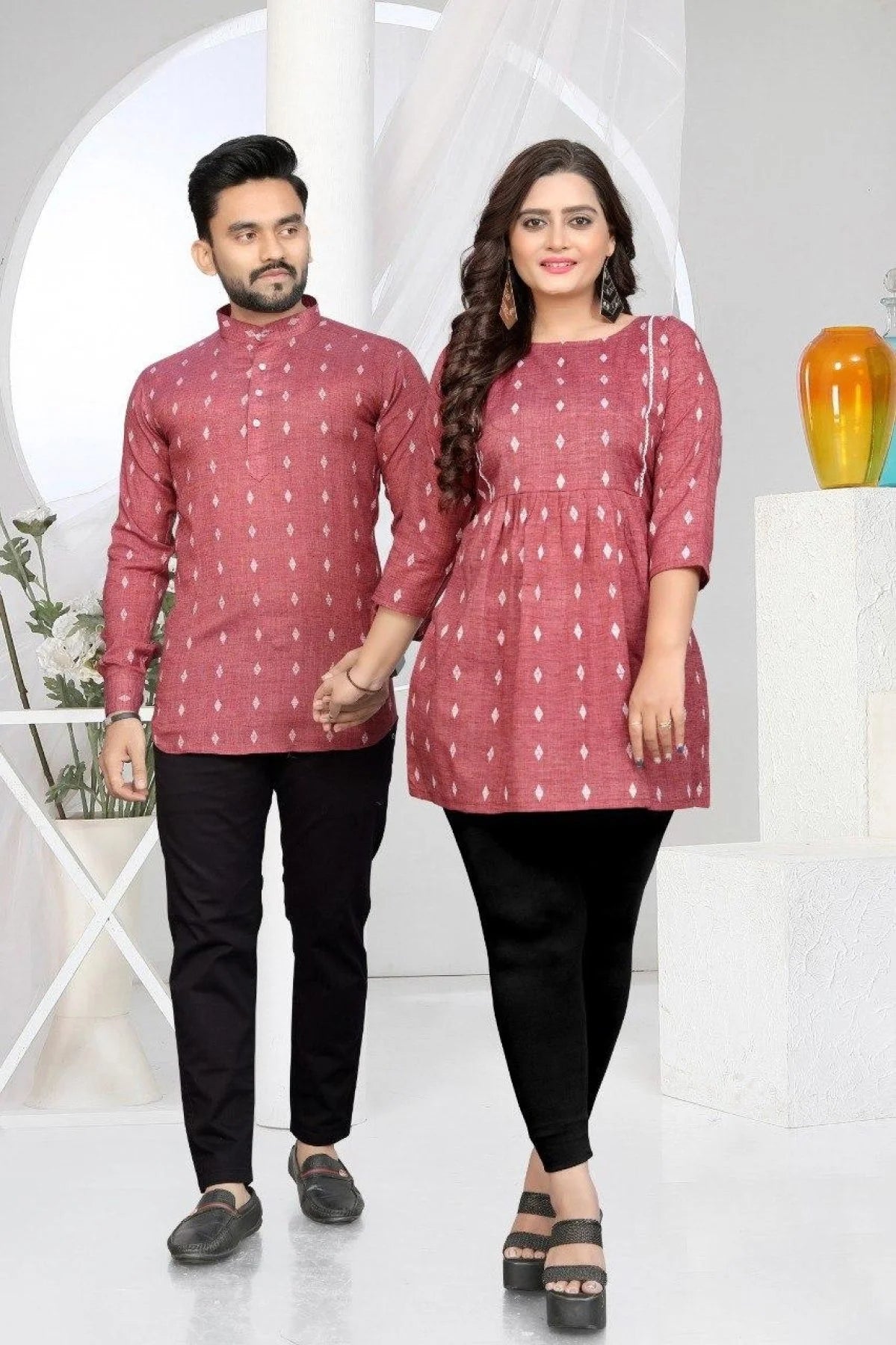 Presenting for festivals and special occasions linen cotton Couple collection