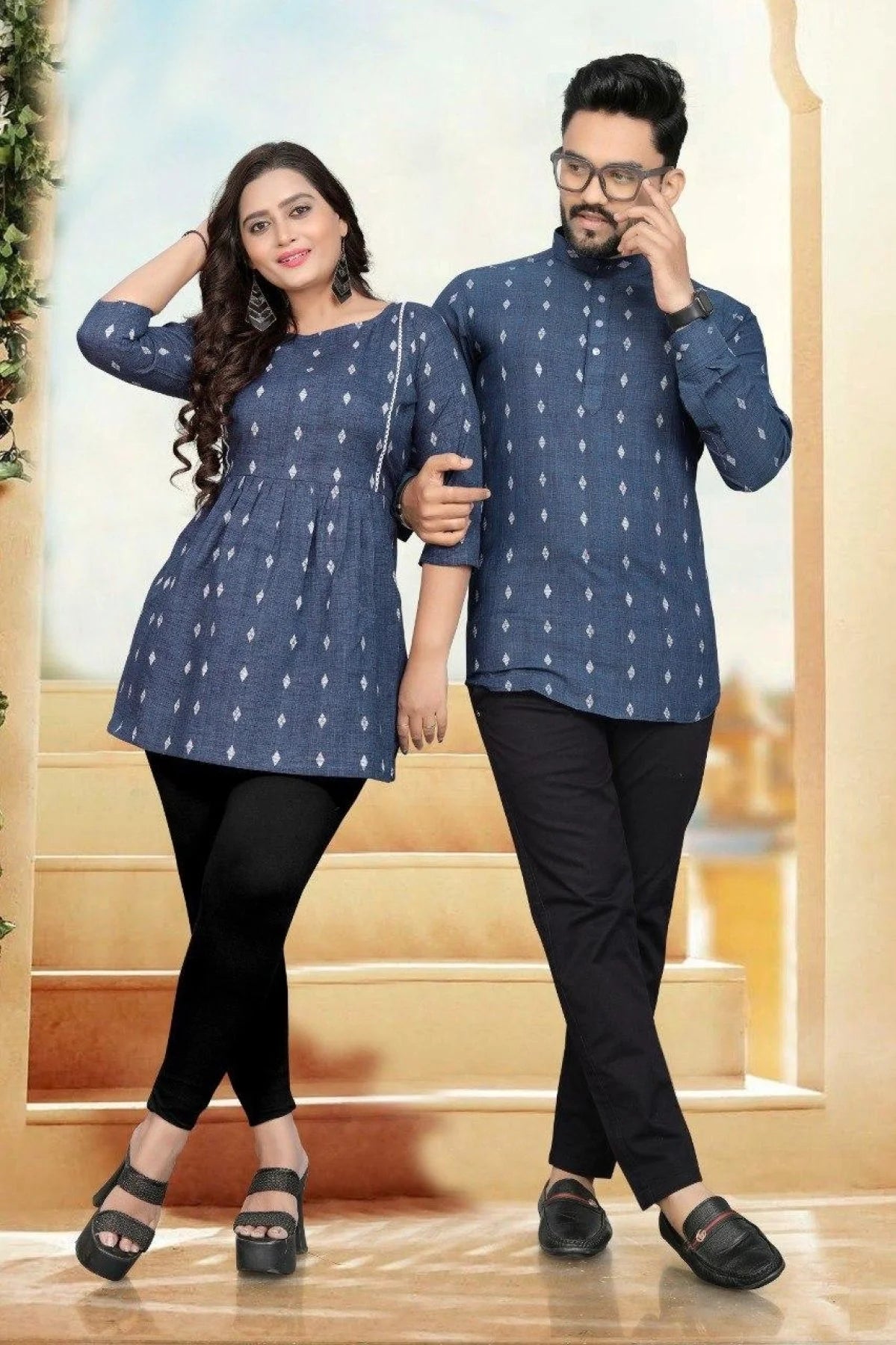 Presenting for festivals and special occasions linen cotton Couple collection